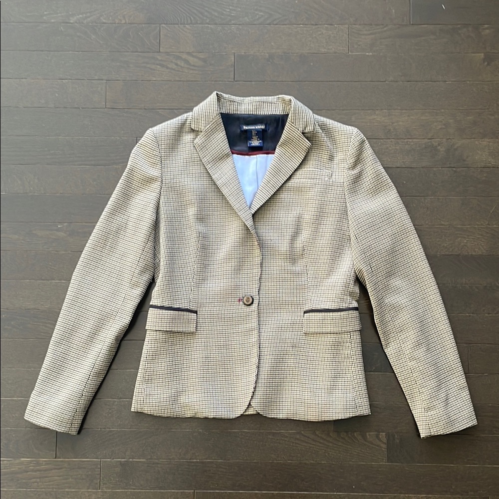British Khaki Patch Equestrian Blazer